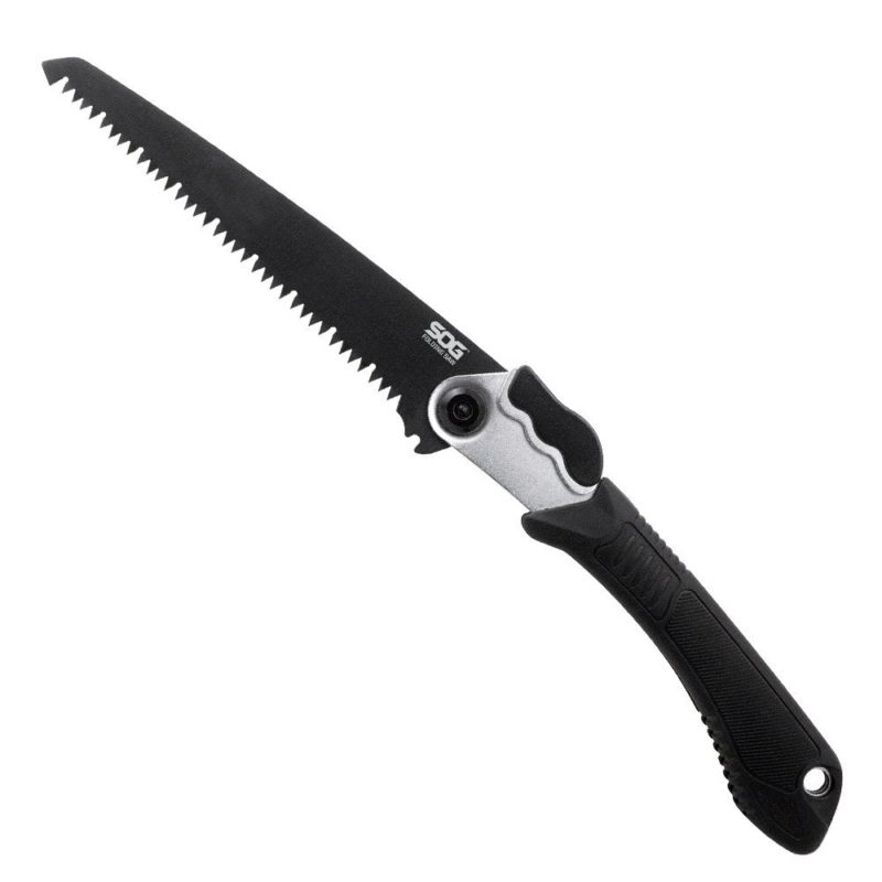 SOG Folding Saw Gear F10N Wood Saw Blade Only, Nylon Sheath, High Carbon Steel 8.25 inch Removable Blade