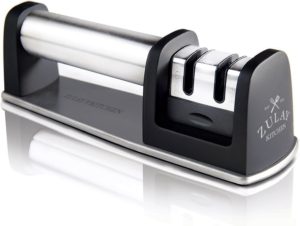 Best Manual Stainless Steel Knife Sharpener for Straight and Serrated Knives