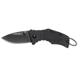 Cold Steel 27TDS Micro Recon 1 Spear Pt. Folding Knife Black
