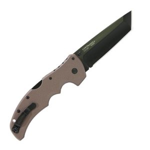Cold Steel 27TLTVF Recon 1, Tanto Pt., Plain Edge, Flat Dark Earth