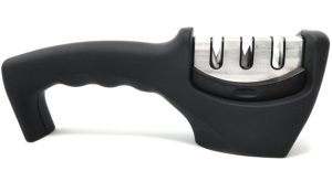 Knife Sharpener for Ceramic, Steel, Straight and Serrated Knives