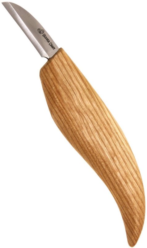 Cutting knife for fine chip carving wood and general purpose wood carving knife - best bench detail carving knife