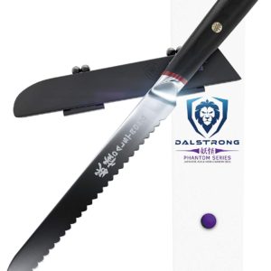 DALSTRONG Bread Knife Slicer - Phantom Series - Japanese AUS8 Steel - 9-inch