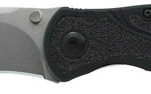 Kershaw Blur S30V Folding Pocket Knife (1670S30V); 3.4” S30V Blade with Stonewashed Finish and Anodized Aluminum Handle