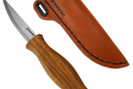 BeaverCraft Sloyd Knife C4 3.14-Inch Wood Carving Sloyd Knife