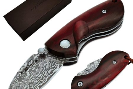 ALBATROSS Mini Pocket Knife Red
