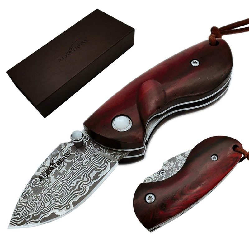 ALBATROSS Mini Pocket Knife Red