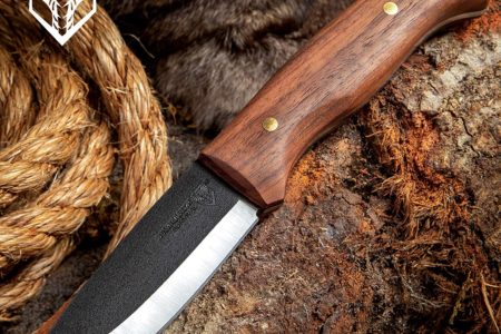 Bushmaster Bushcraft Explorer Fixed Blade Knife, 1095 Carbon Steel Blade