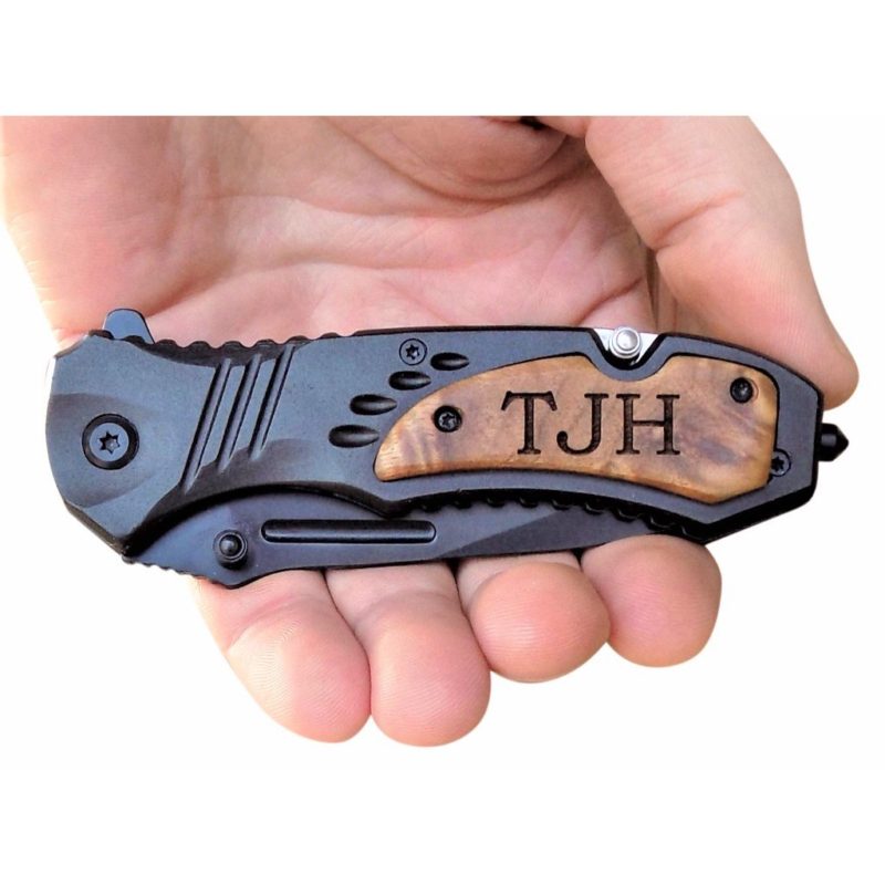 TAC-FORCE TF606WS Engraved Tactical Assisted Opening Pocket Knife