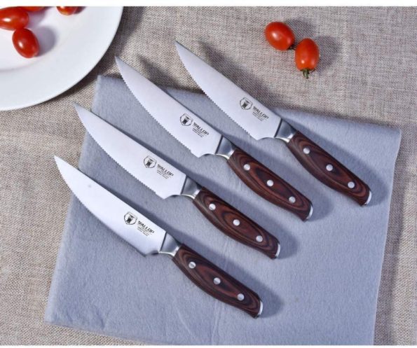 Top 10 Best Steak Knife Set Reviews 2023 | BestDamascusKnife.com
