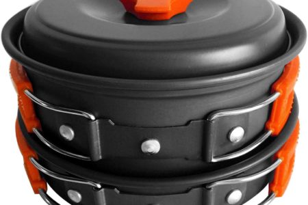 Camping Mess Kit Camping Cookware Pots and Pans