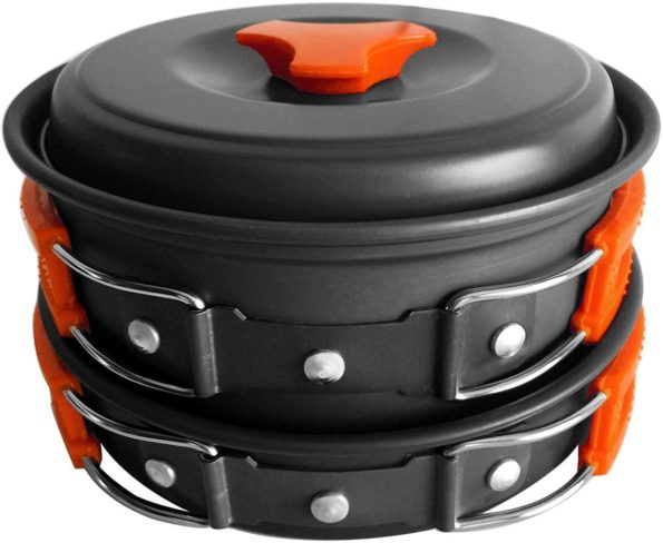 Camping Mess Kit Camping Cookware Pots and Pans