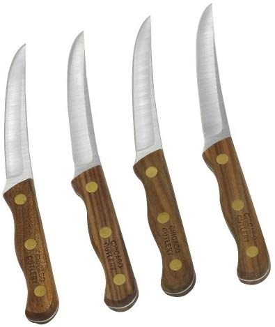 Chicago Cutlery 4-Piece Walnut Tradition Steak Knife Set