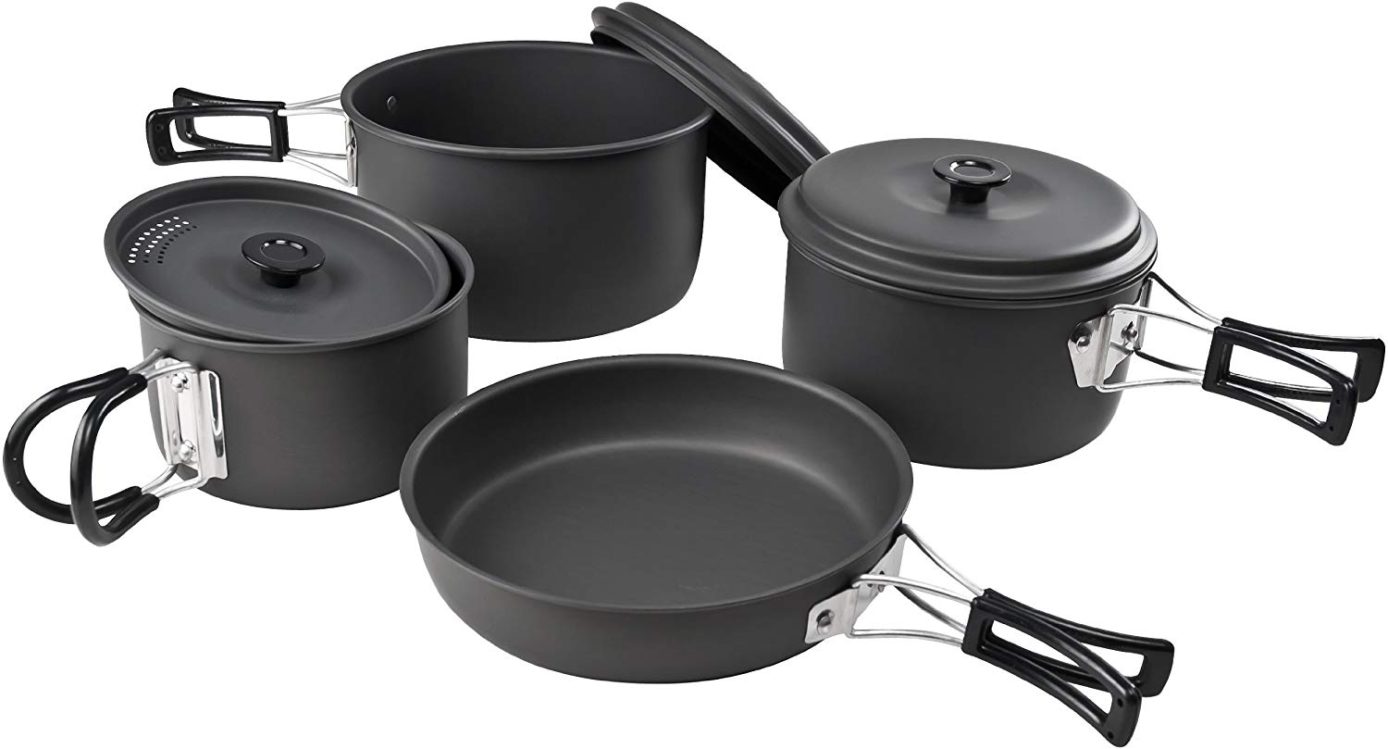 Chinook Trekker Hard Anodized 7 Piece Cookset