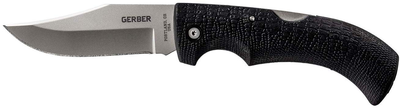 Gerber Gator Folding Knife, Fine Edge, Clip Point