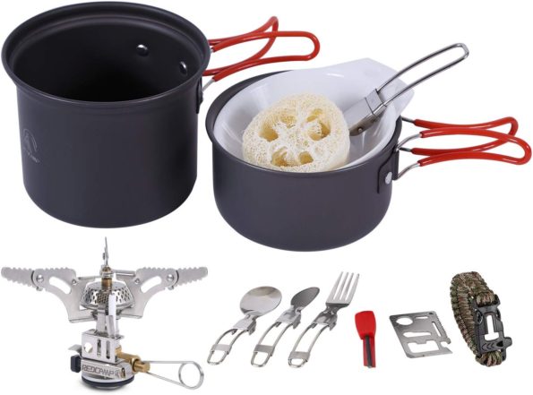 REDCAMP Outdoor Camping Cookware Mess Kit