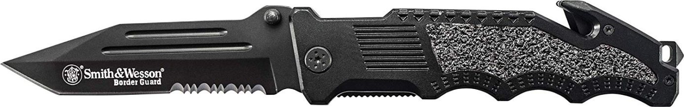 Smith & Wesson Border Guard SWBG2TS 10in High Carbon S.S. Folding Knife with 4.4in