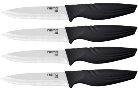 Steak Knives set of 6, Nano ID Ceramic Stake Knife