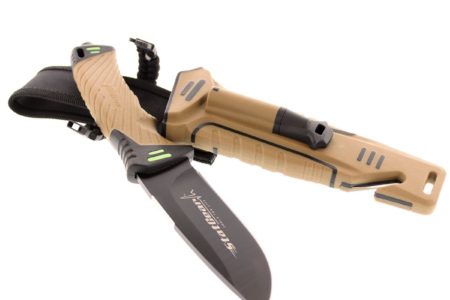 StatGear Surviv-All Fixed-Blade Bowie Knife with Sheath
