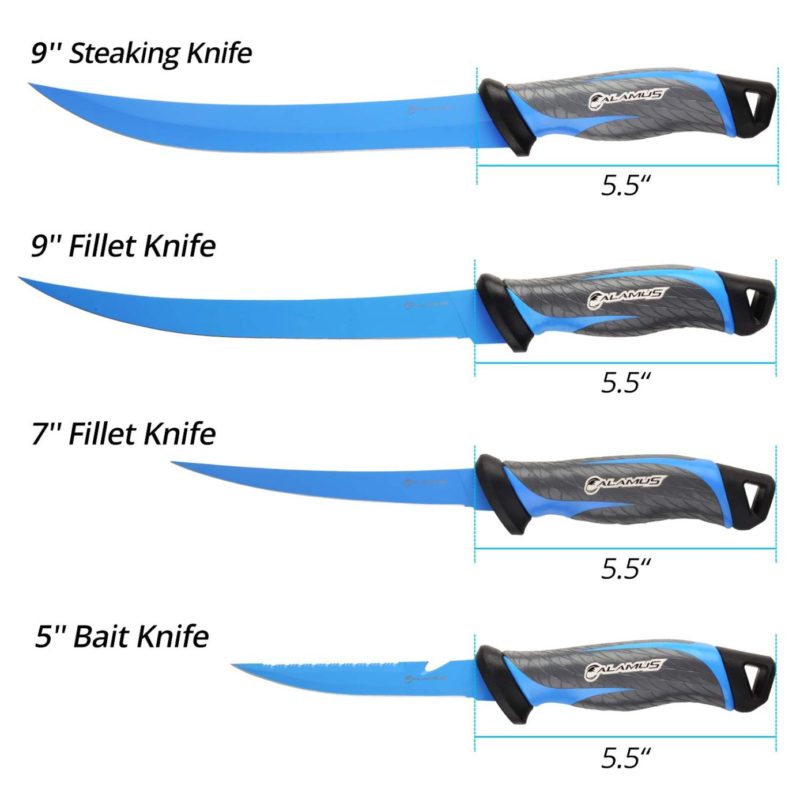 The blade size of fillet knife