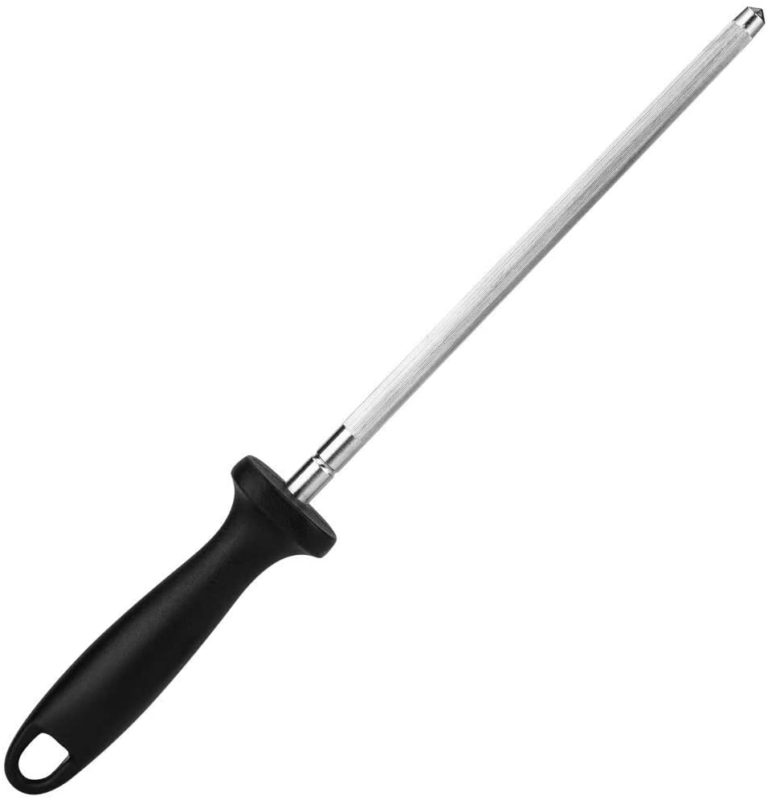 Aropey Kitchen Honing Steel Knife Sharpening Steel Sharpening Rod 12 Inch