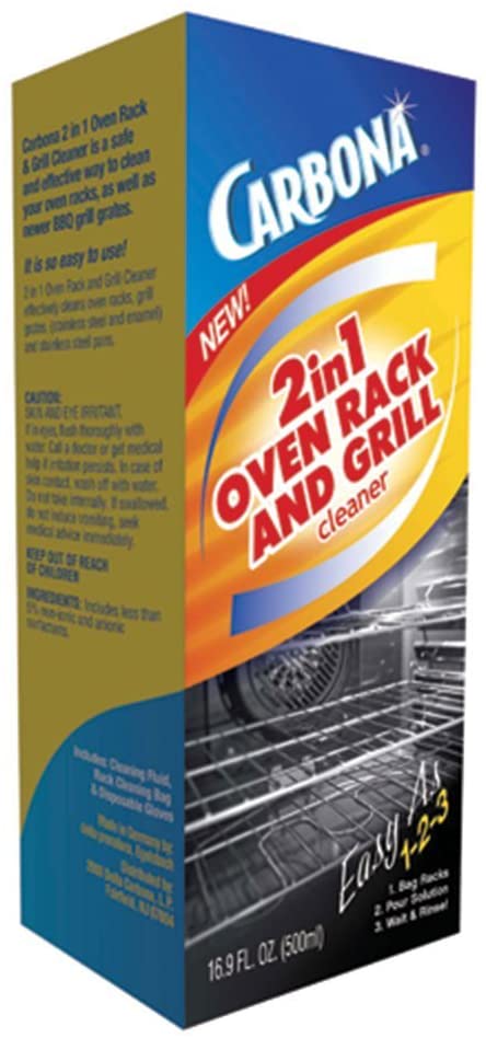 Carbona 2-In-1 Oven Rack And Grill Cleaner Bagged 16.9 Oz
