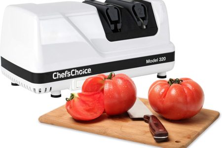 ChefsChoice 0320000 Chefs Choice 320 Diamond Hone Knife Sharpener, White, 2-Stage