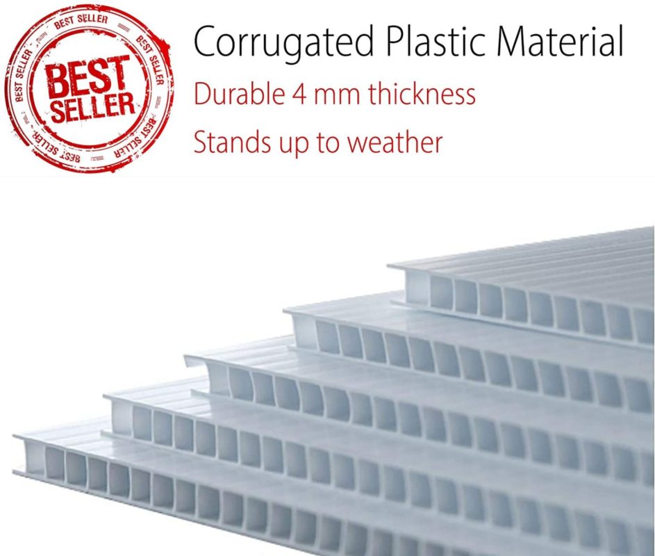 How is Corrugated Plastic Applied