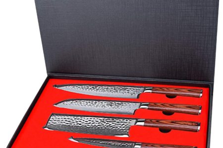 Kitchen Knife Set Professional 5 Piece - Yarenh Chef Knife Set