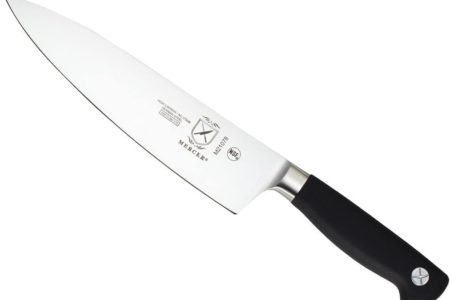 Mercer Culinary Genesis Forged Short Bolster Forged Chef's Knife, 8 Inch