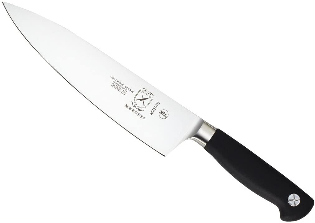 Mercer Culinary Genesis Forged Short Bolster Forged Chef's Knife, 8 Inch
