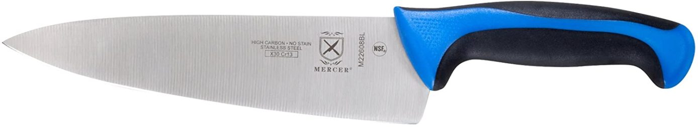 Mercer Culinary Millennia Chef's Knife, 8 Inch, Blue