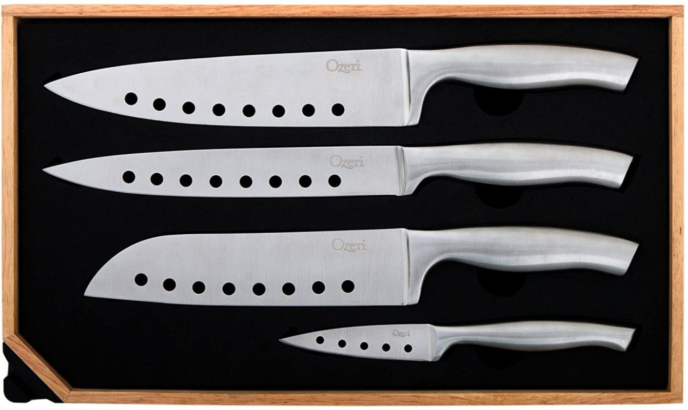 Ozeri 5 Piece Knife and Sharpener Set