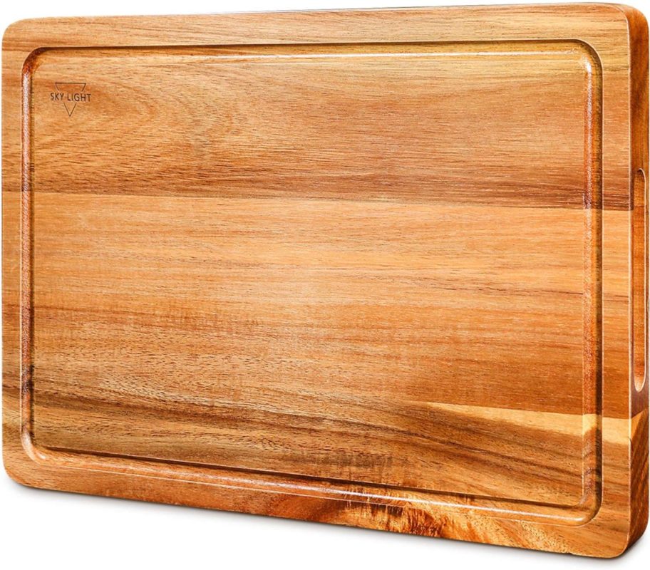 SKY LIGHT Cutting Board, Wood Chopping Boards for Kitchen