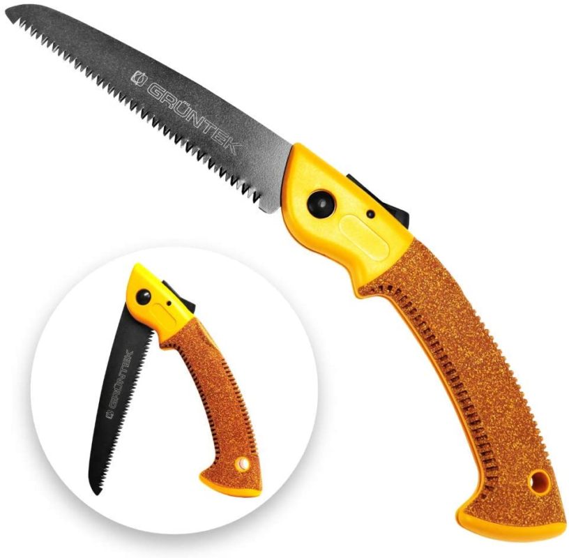 GRÜNTEK Folding Pruning Saw, ZANDER for Wood and Trees