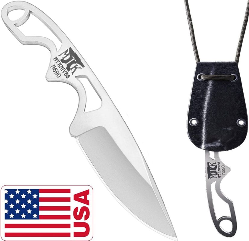 MT Knives Genesis EDC Survival Neck Knife with Kydex Sheath