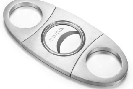 Cigar Cutter Stainless Steel Guillotine Smooth Double-Cut Blade