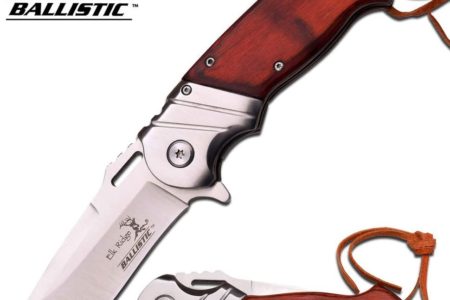 Elk Ridge 8 Wood Gentleman SPRING ASSISTED OPEN Hunting Folding POCKET KNIF