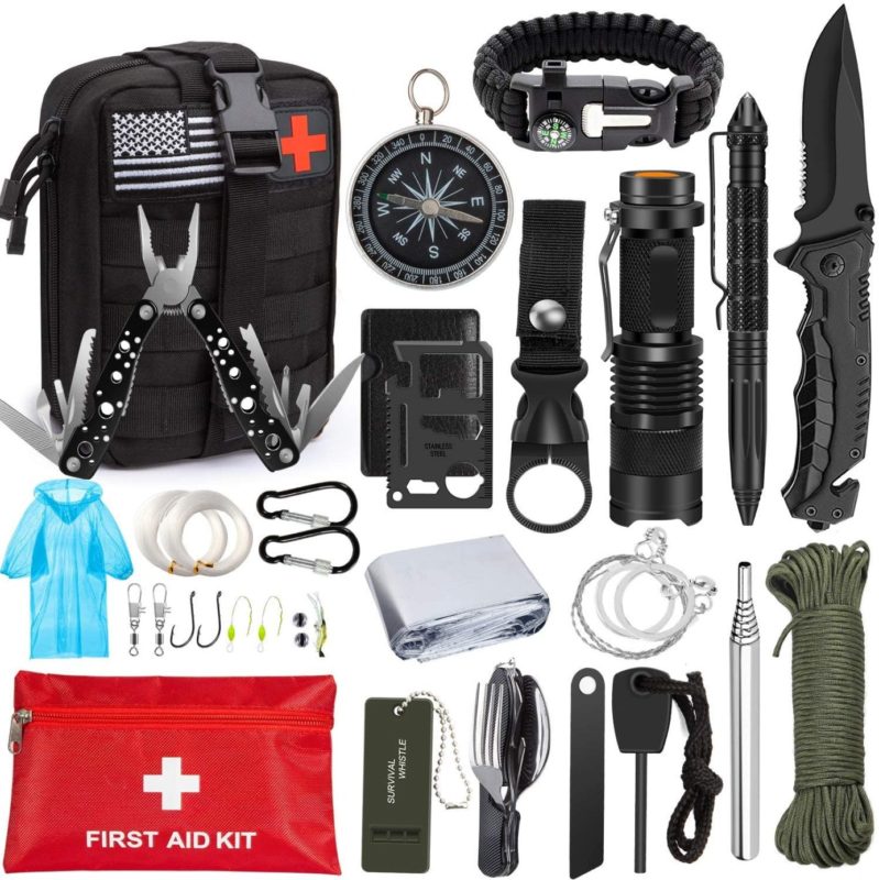 Emergency Survival Kit 47 in 1 Professional Survival Gear Tool