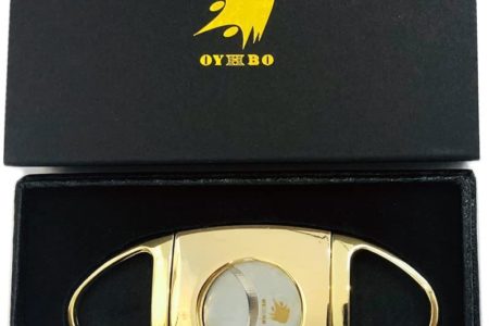 OYHBO Cigar Cutter Stainless Steel Guillotine Style