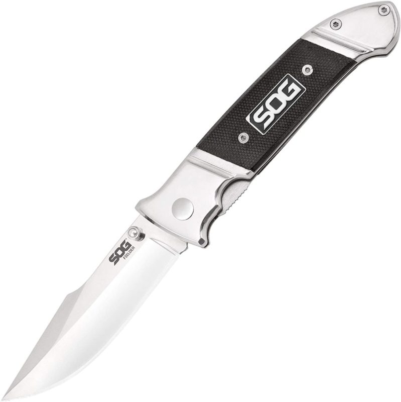 SOG Folding Pocket Knife - Fielder Folding Knife, Gentlemans Knife