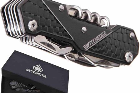 SWITCHEDGE 14 Tools in One Crimson Pocket Knife