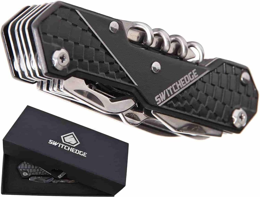 SWITCHEDGE 14 Tools in One Crimson Pocket Knife