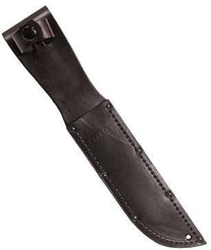 KA-BAR 1211S, Leather Sheath for 7 Inches Knife Blade, Black