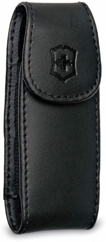 Victorinox Swiss Army Leather Clip Pouch - Black