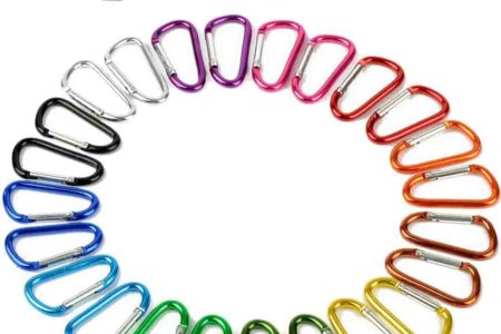 2 inch Aluminum D Ring Carabiners Clip
