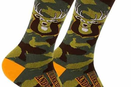 FUNATIC Funny & Inspiring Outdoors Novelty Crew Socks