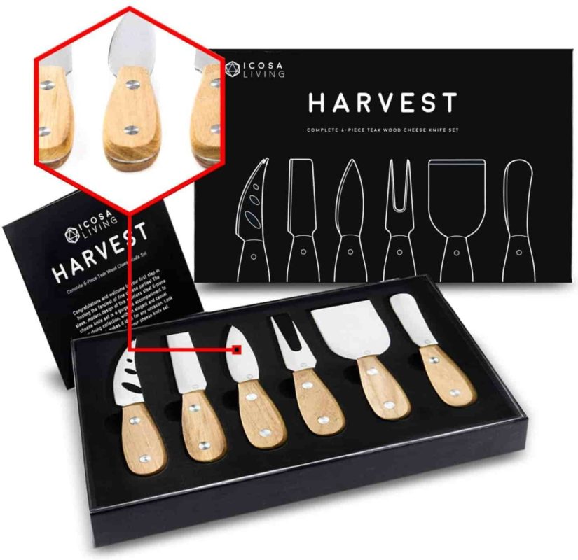HARVEST Premium 6-Piece Cheese Knife Set