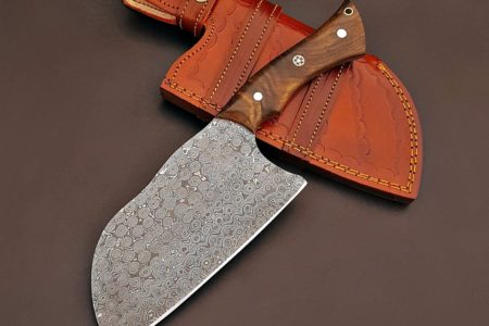 Handmade Damascus Steel Cleaver Chopper Knife