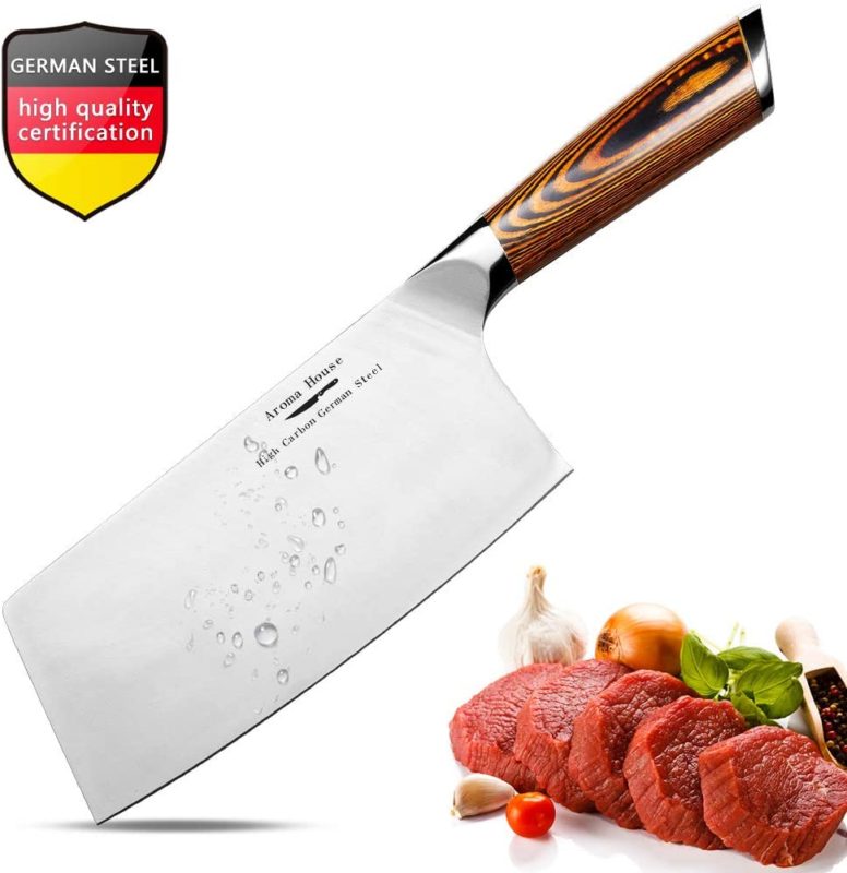Meat Cleaver,7 inch Vegetable and Butcher Knife